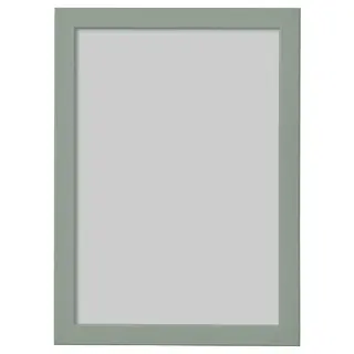 FISKBO frame, light grey-green, 21x30 cm