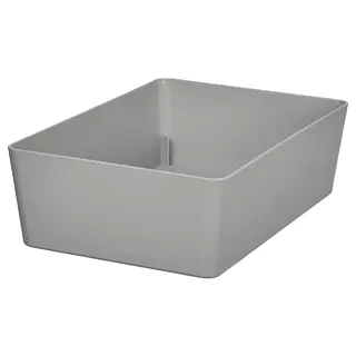 KUGGIS box, light grey, 18x26x8 cm