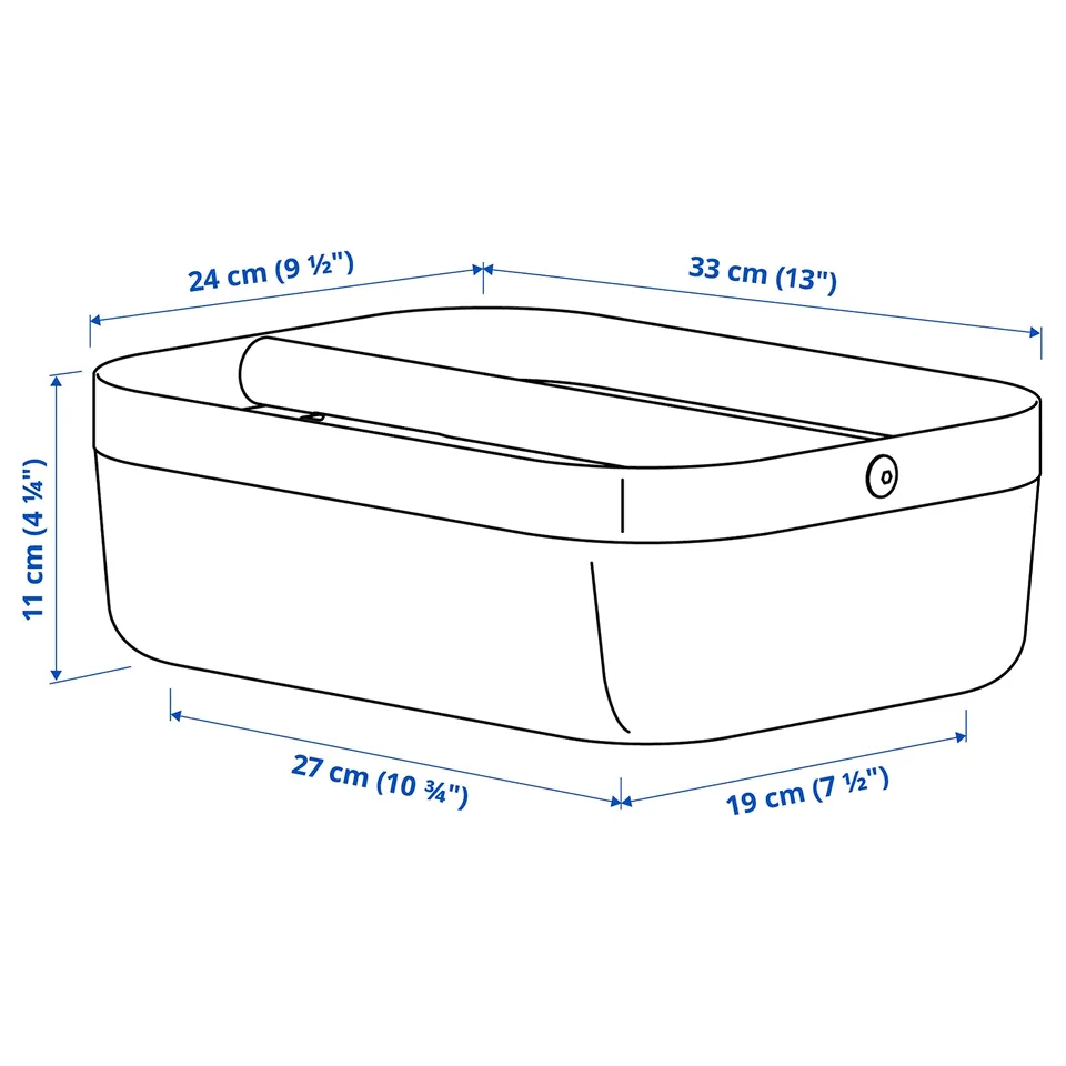 Illustration with measurements for the product: RISATORP.