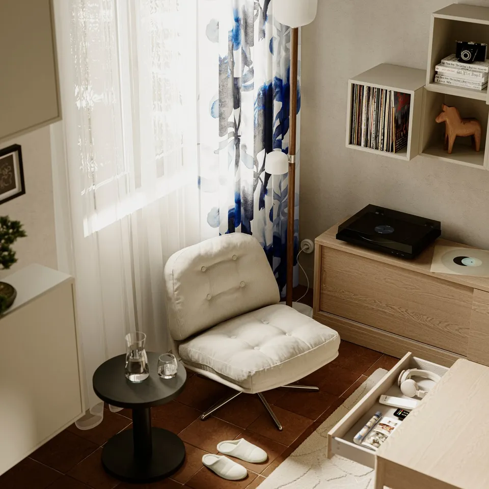 part: DYVLINGE swivel easy chair