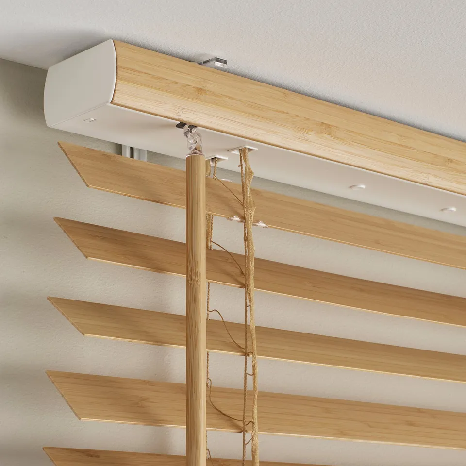 VECKLARFLY Venetian blind, bamboo, 100x155 cm
