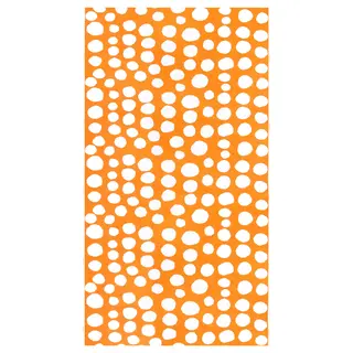RAKLOSTA pre-cut fabric, orange/white, Length 300 x Width 150 cm