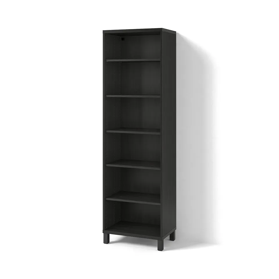 BESTÅ Cabinet unit, black-brown, 60x40x202 cm