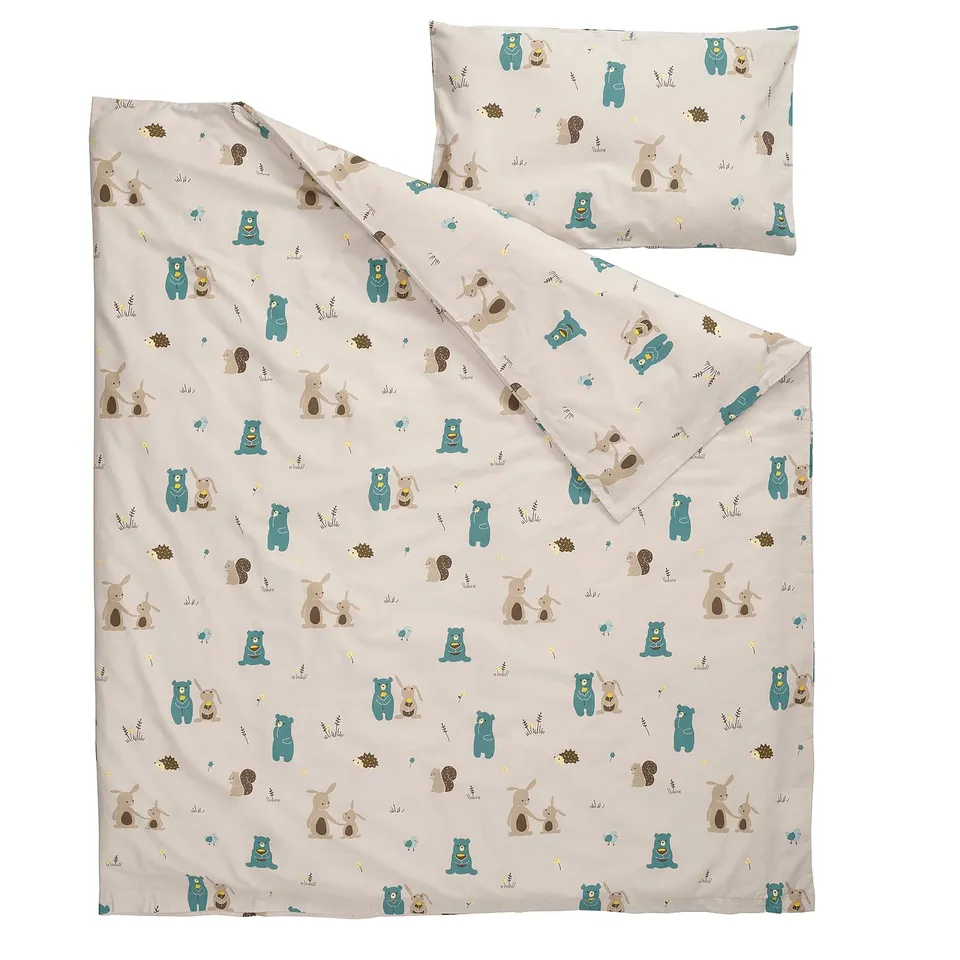 part: LEN duvet cover 1 pillowcase for cot