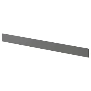 FÖRBÄTTRA plinth, dark grey, 220x8 cm