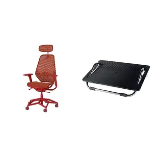 DAGOTTO/STYRSPEL set: gaming chair + foot-rest