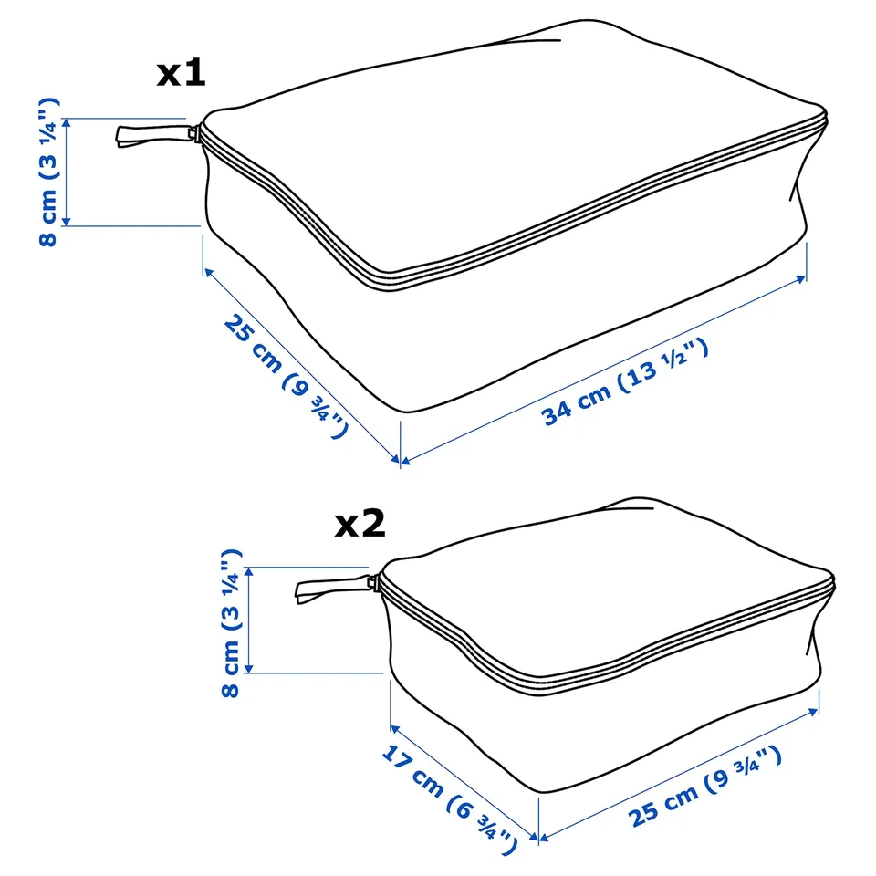 Illustration with measurements for the product: RENSARE.