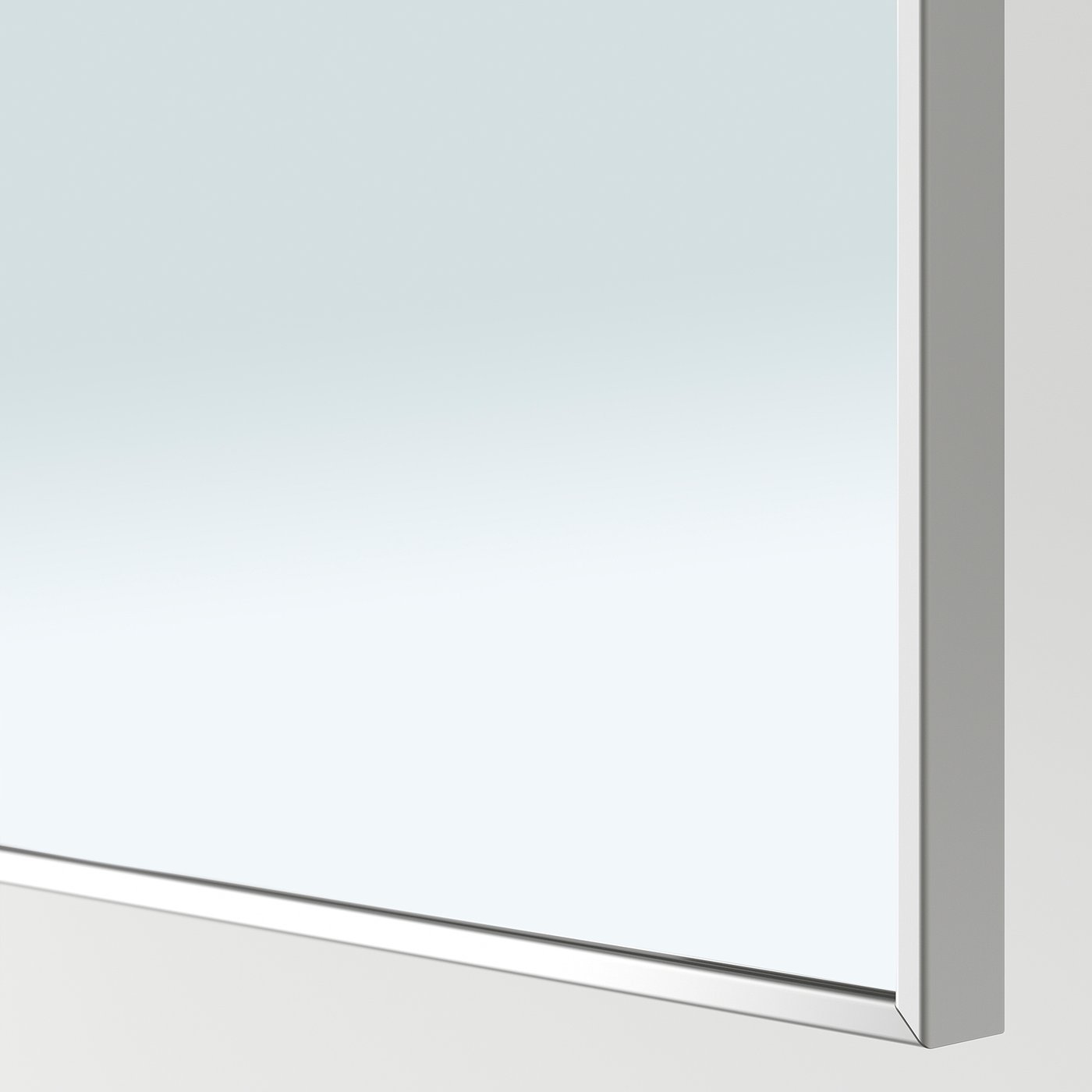 STRAUMEN Door with soft closing hinges, mirror glass, 60x180 cm