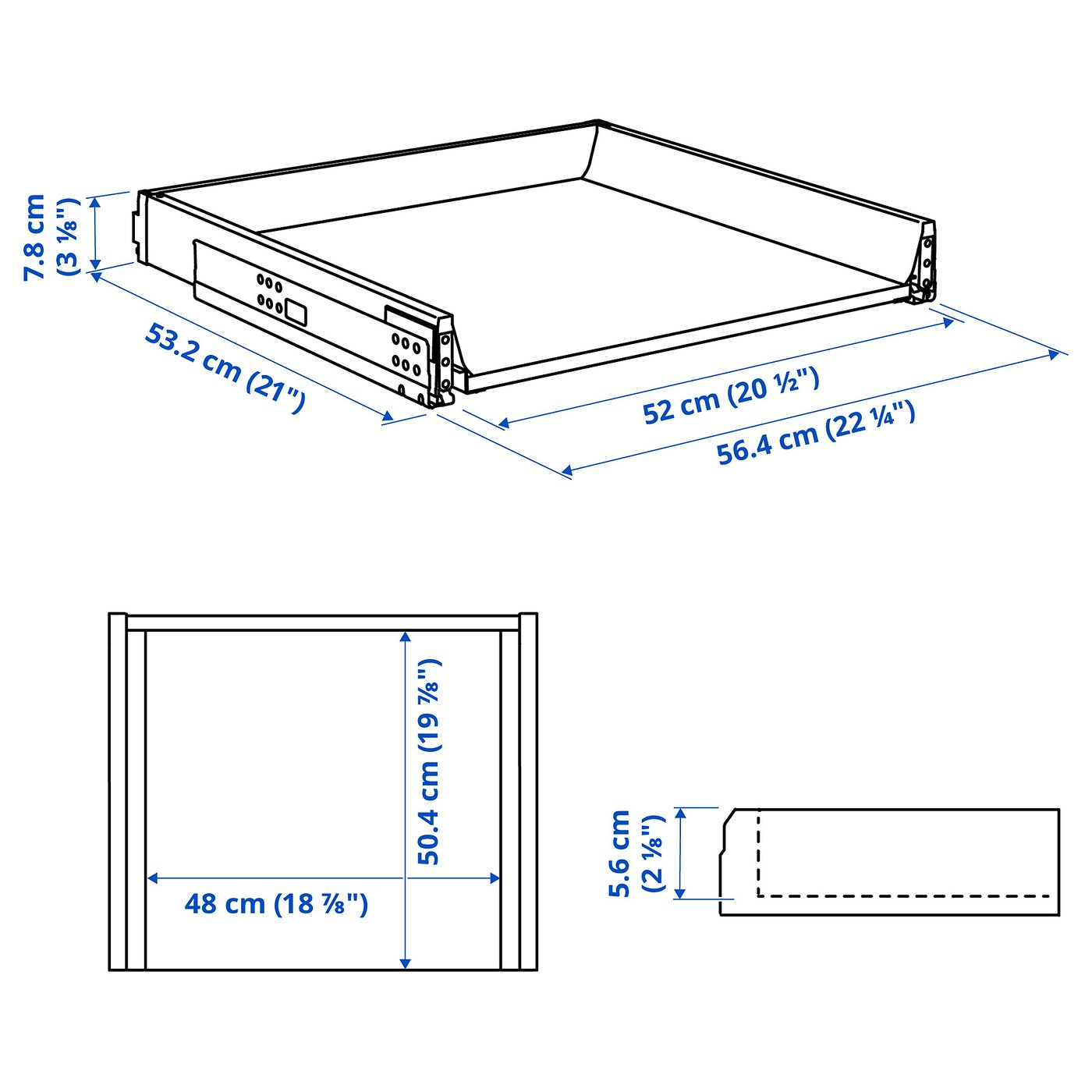 part: MAXIMERA drawer, low