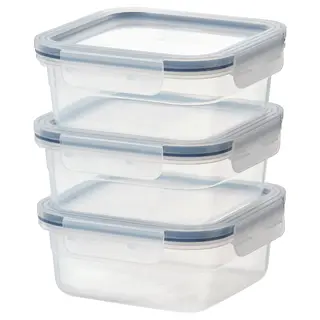 IKEA 365 + food container, square/plastic, 750 ml