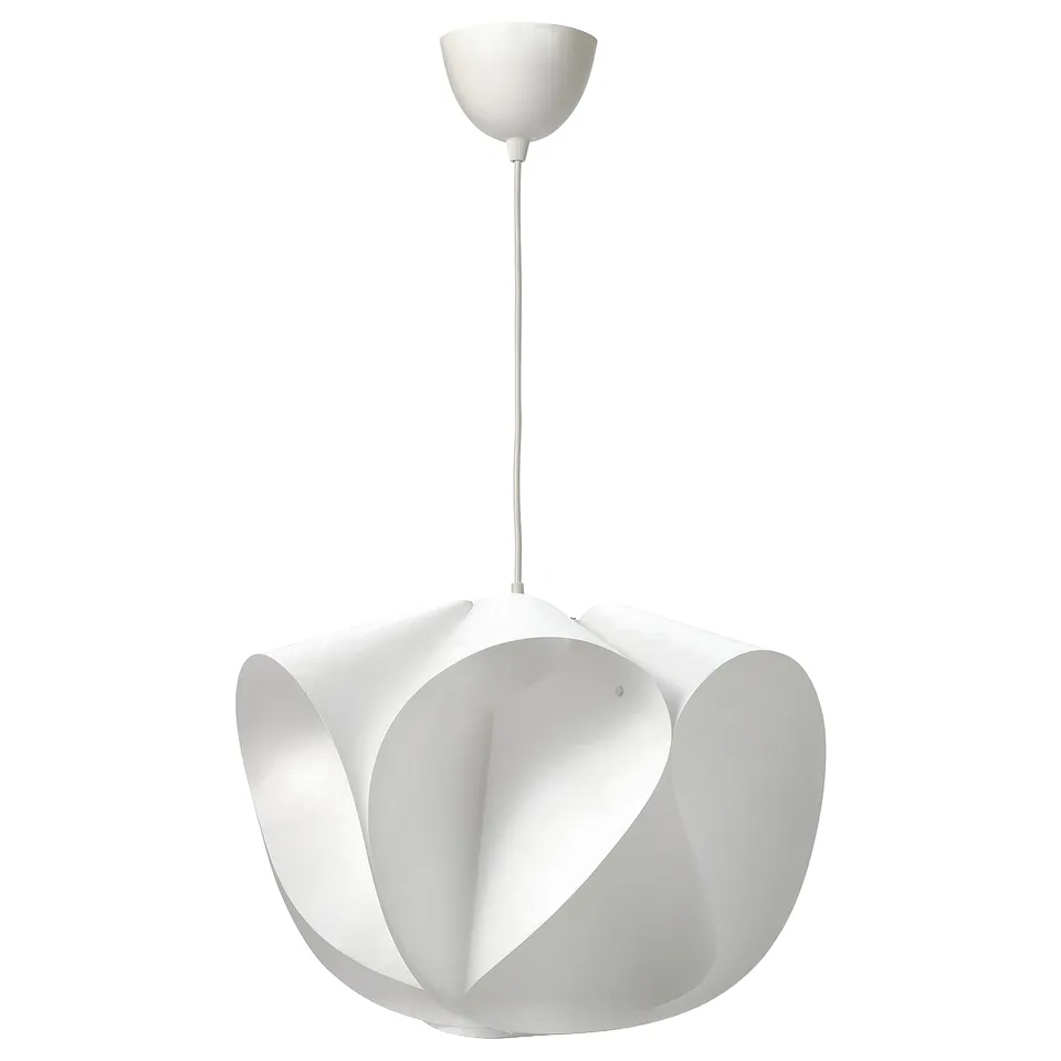 BÄCKNATE / HAVSDJUP Pendant lamp, white, 50 cm