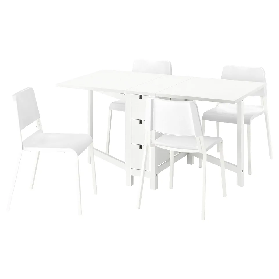 part: NORDEN / TEODORES table and 4 chairs