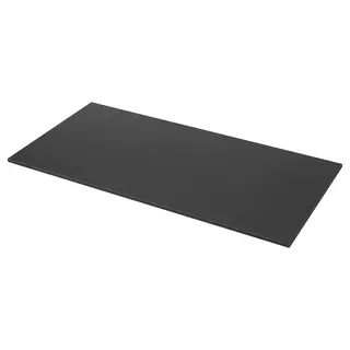 MÖCKLARP custom made worktop, matt black/high pressure porcelain, 1 m²x4.0 cm