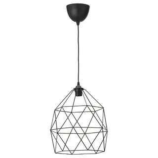 BRUNSTA / HAVSDJUP pendant lamp, black, 30 cm