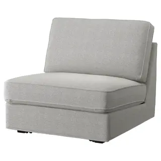 KIVIK 1-seat sofa-bed, Tallmyra white/black, Height 86 x Depth 97 x Width 90 cm