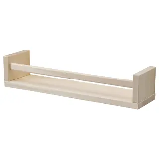 BEKVÄM spice rack, aspen, Width 40 x Depth 10 x Height 9 cm