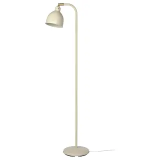 RÖDFLIK floor/reading lamp, light beige, Height 140 x Width 40 cm