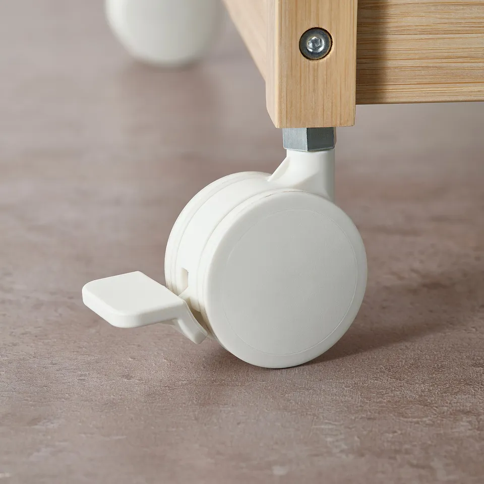 STEGESUND Trolley, light bamboo, 42x33x76 cm