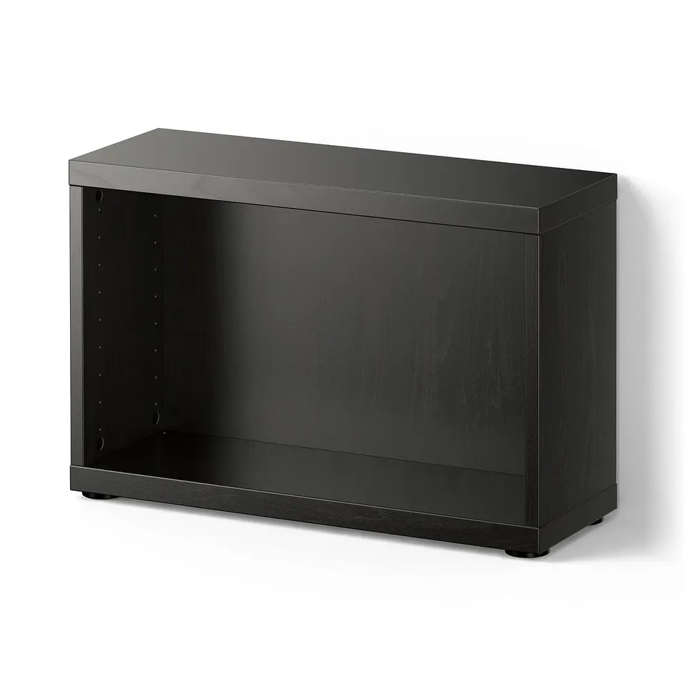 BESTÅ Frame, black-brown, 60x20x38 cm
