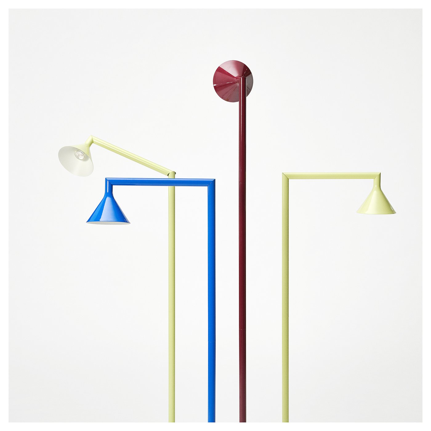 IKEA PS 2026 Floor uplighter, yellow, 182 cm