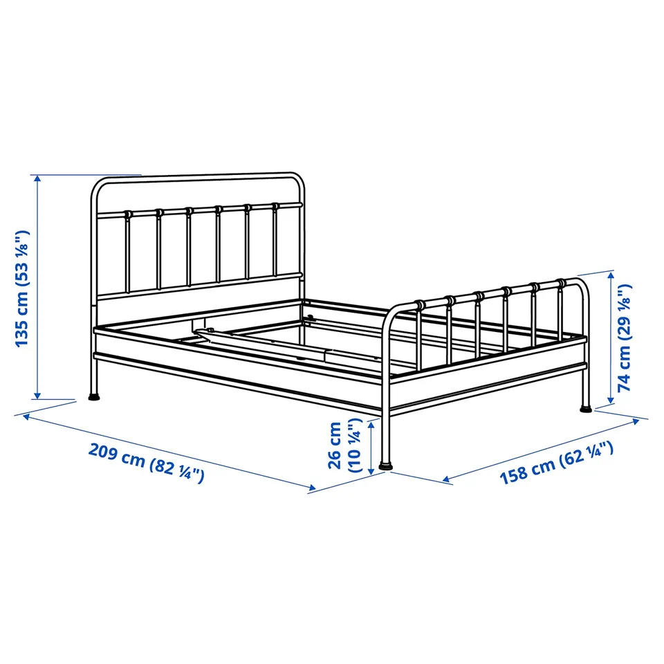 Illustration with measurements for the product: STJÄRNÖ.