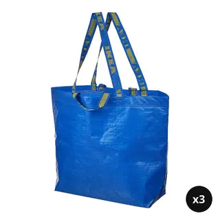 FRAKTA set: carrier bag, medium x3