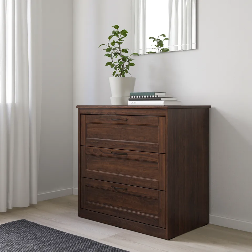 part: SONGESAND bedroom furniture, set of 5
