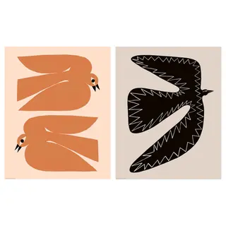 BILD poster, birdwatching, Width 40 x Height 50 cm
