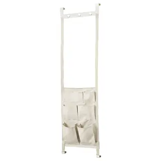 KOMPISHÄNG hanger for door, beige, 55 cm