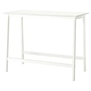 MITTZON conference table, white, 140x68x105 cm