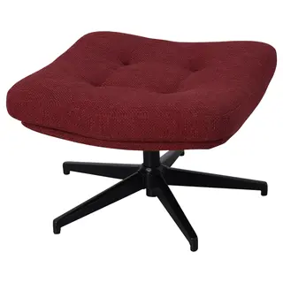 HAVBERG footstool, Lejde red-brown, Height 44 x Length 64 x Width 64 cm