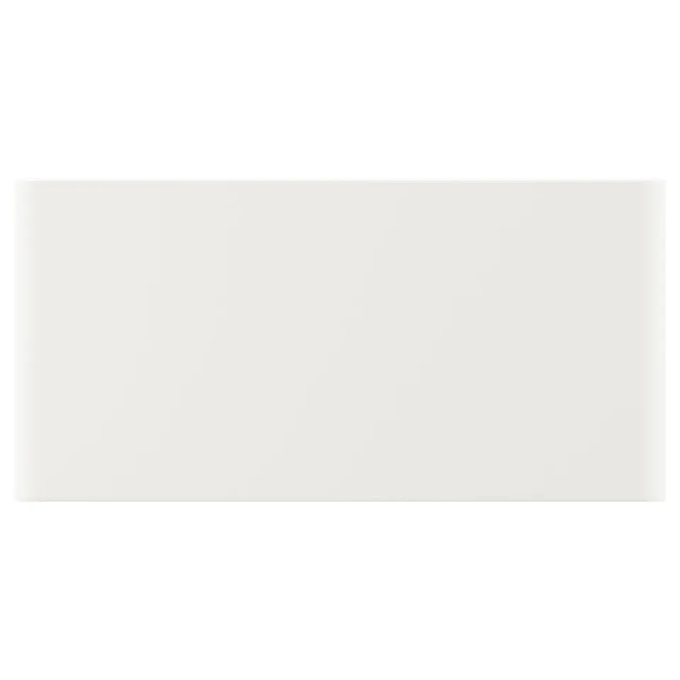 VEDDINGE white kitchen cabinet. Rectangular, sleek and modern door design.