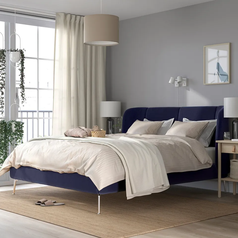 part: TUFJORD upholstered bed frame