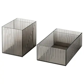 LILLSTUGA box with compartments, set of 2, Length 14 x Width 9 cm