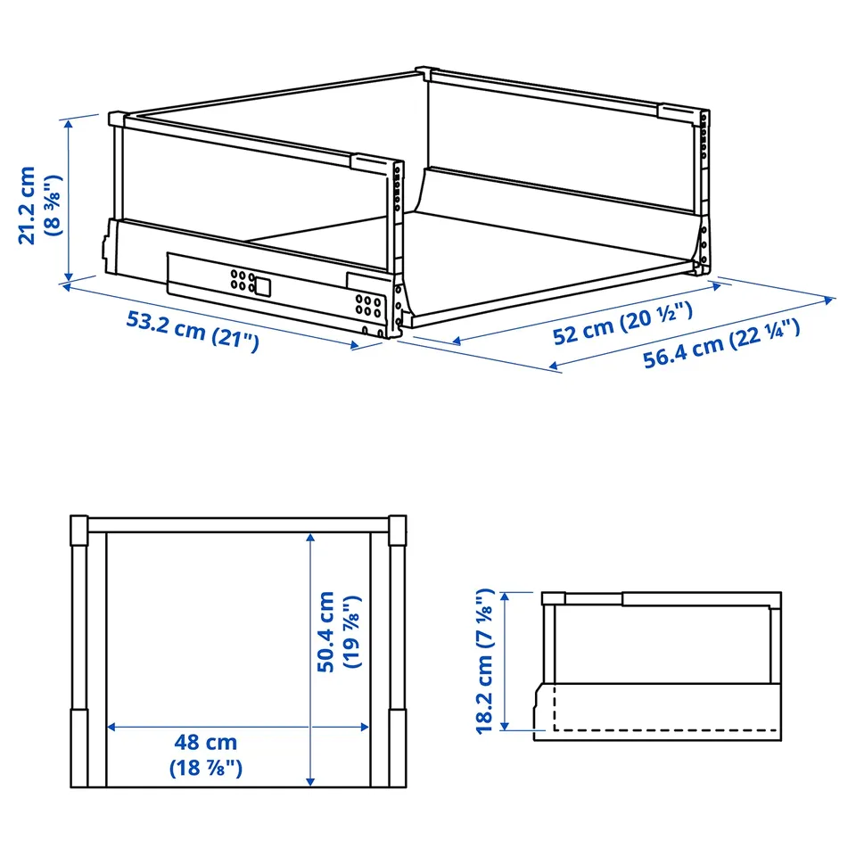 part: MAXIMERA drawer, high