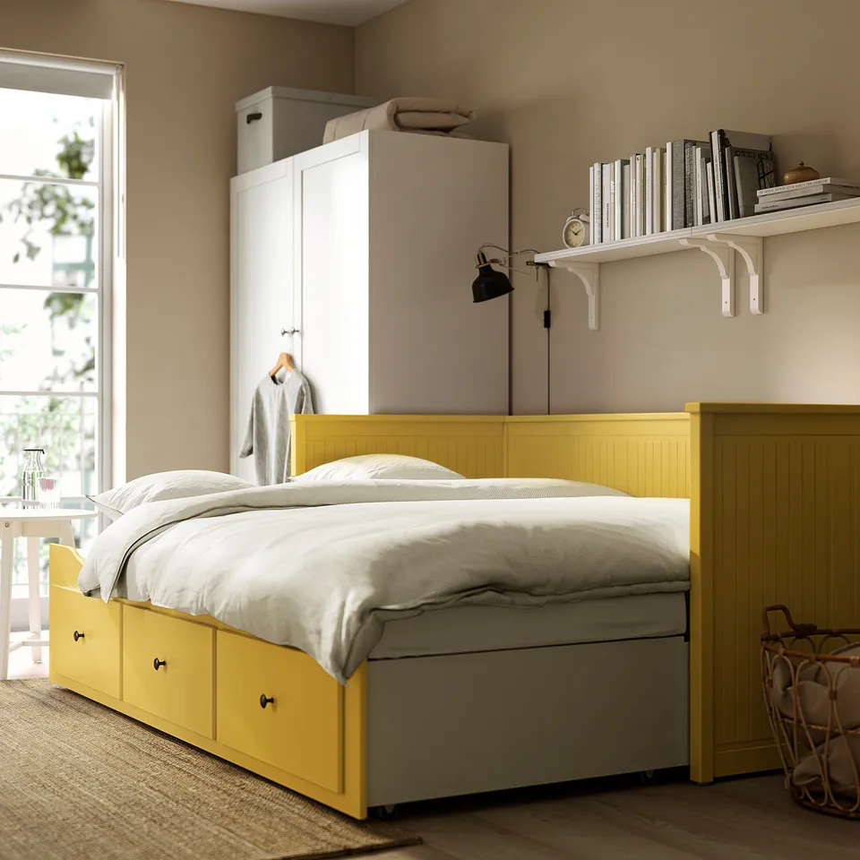 part: HEMNES day-bed frame with 3 drawers