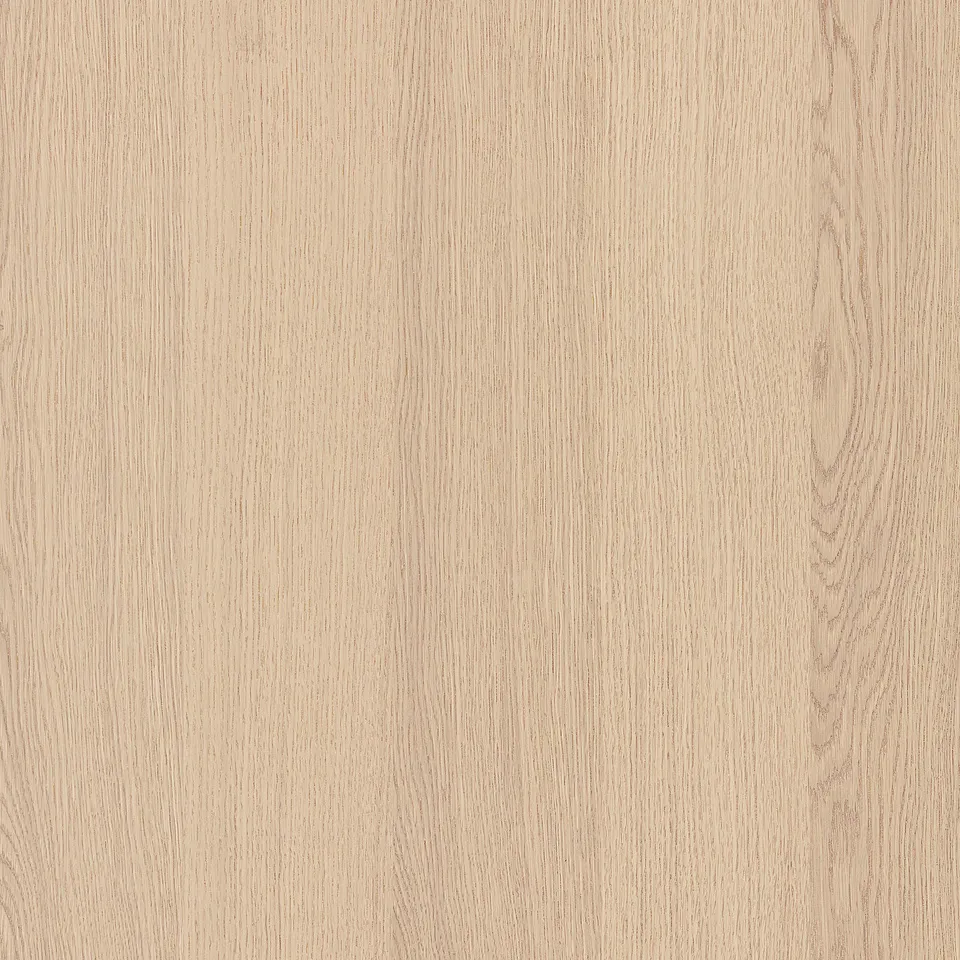 Smooth, light wooden panel with subtle grain texture, showcasing high-quality veneer finish.
