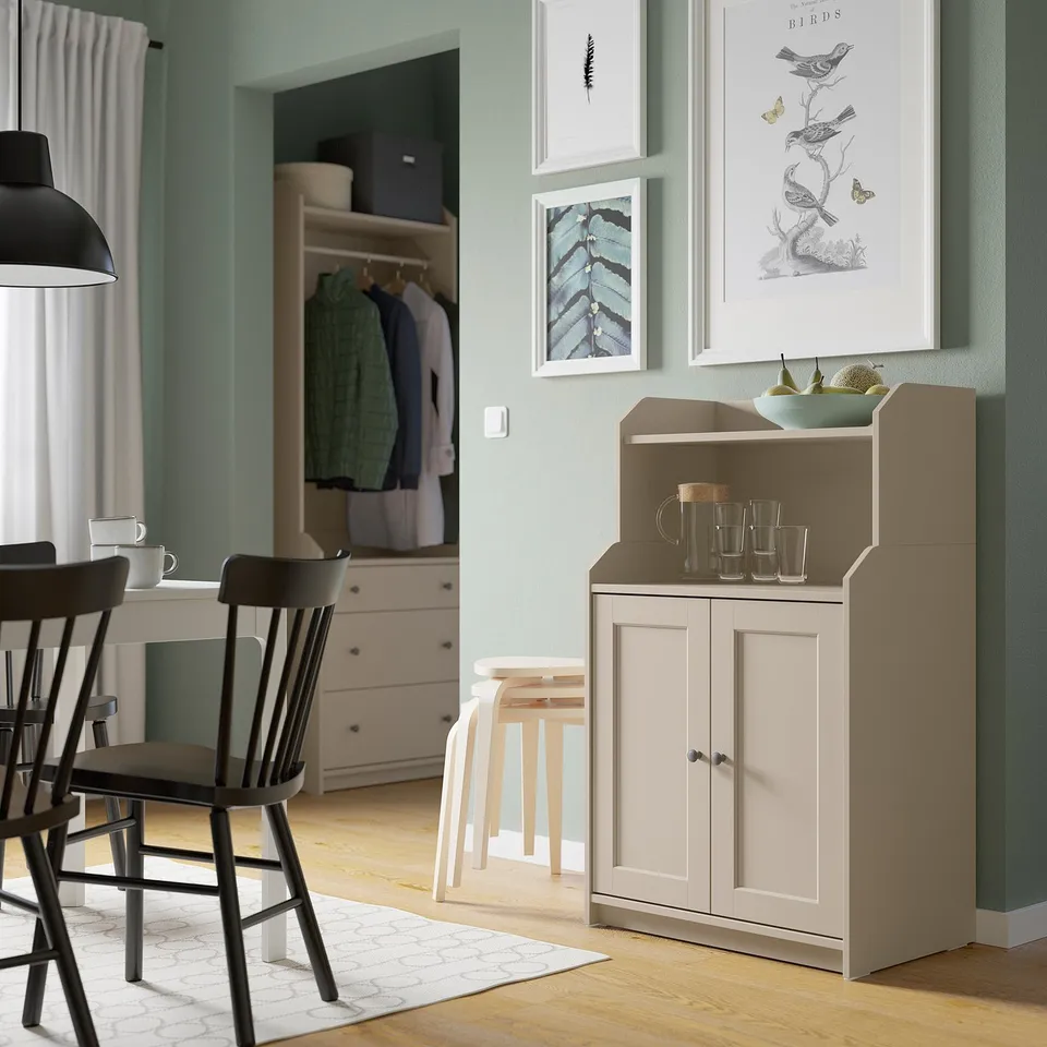 part: HAUGA cabinet with 2 doors