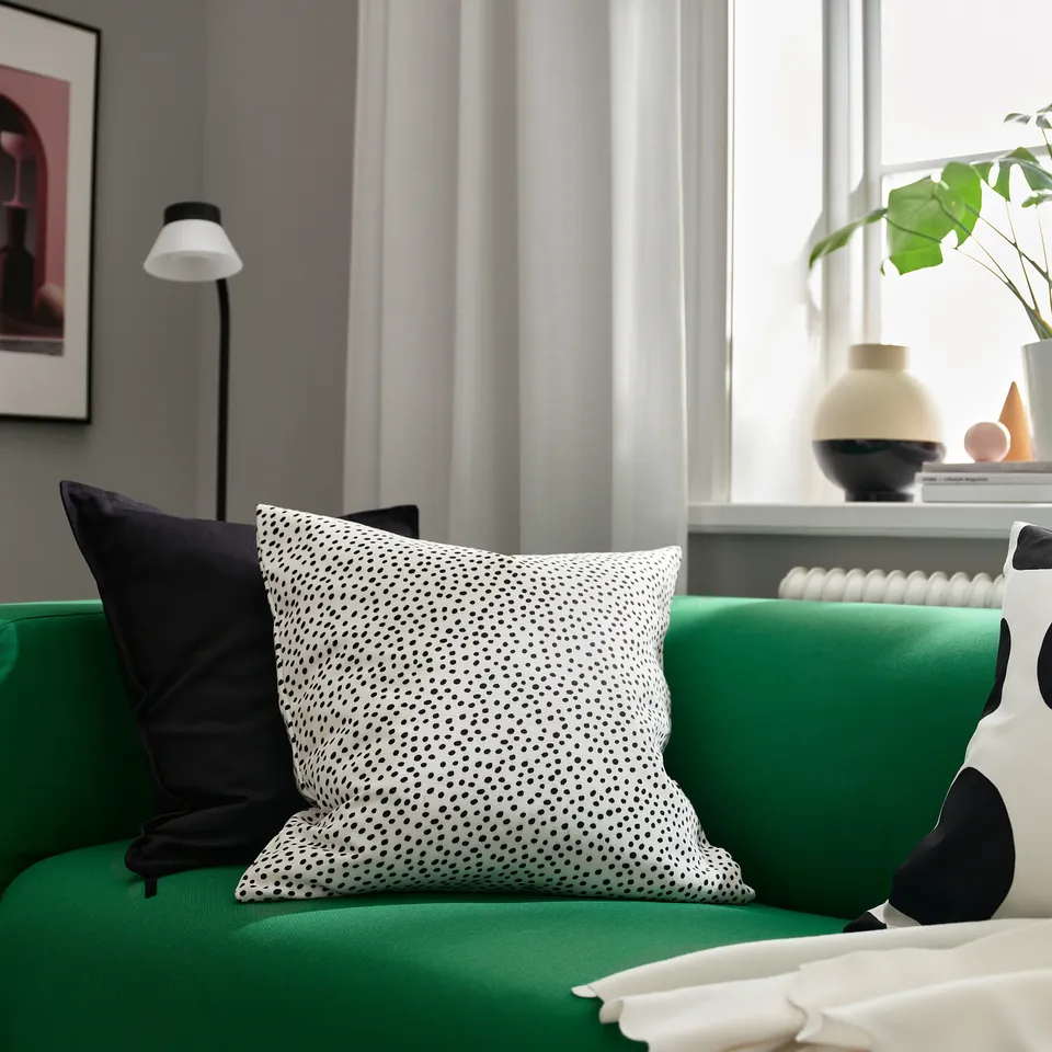 part: BJÖRKGRÅMAL cushion cover
