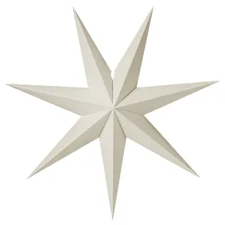 STRÅLA lamp shade, linen star