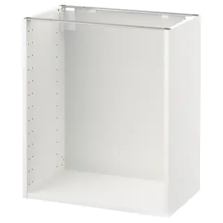 METOD base cabinet, white, Width 60 x Depth 37 x Height 70 cm