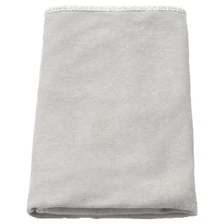 SKÖTSAM cover for babycare mat, grey, 83x55 cm