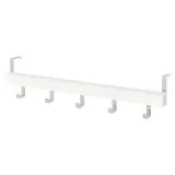TJUSIG hanger for door/wall, white, Length 60 x Depth 4 x Height 8 cm