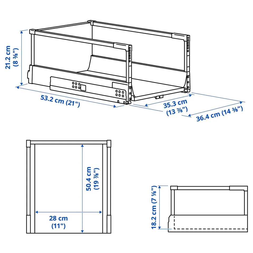 part: MAXIMERA drawer, high