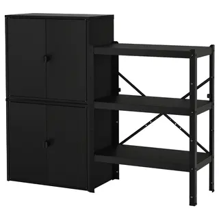 BROR 2 sections/shelves/cabinet, 161x40x133 cm