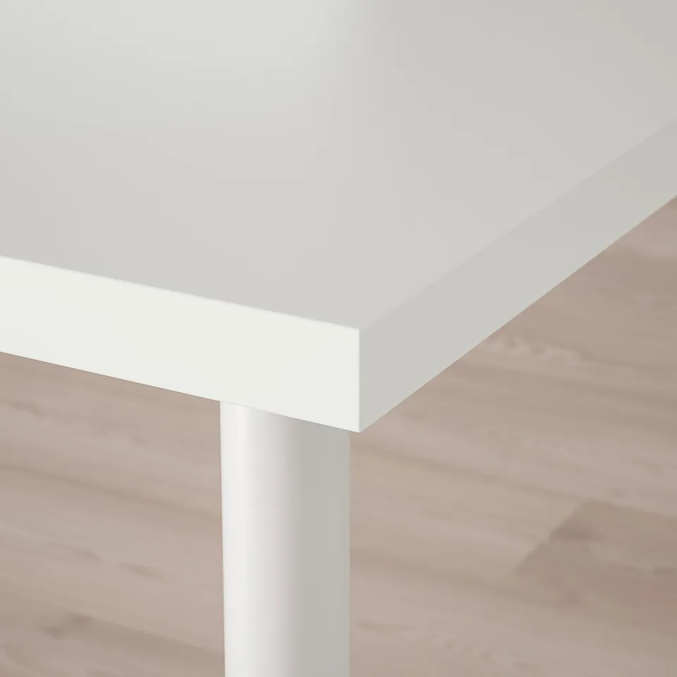 LAGKAPTEN / OLOV Desk, white, 120x60 cm