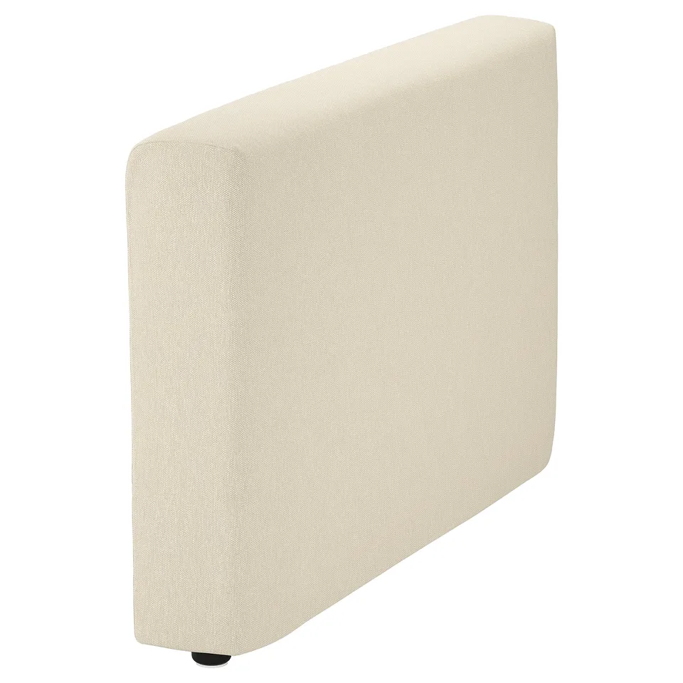 VIMLE Cover for armrest, Knäbäck light beige