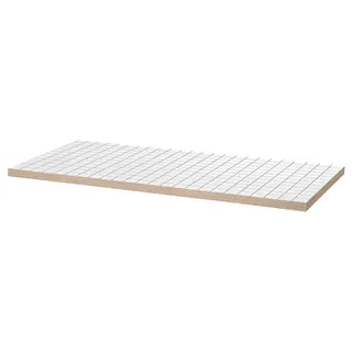 LAGKAPTEN table top, white/anthracite, Length 120 x Width 60 cm