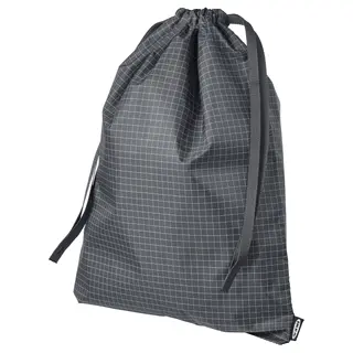 RENSARE bag, check pattern/black, 30x40 cm/8 l