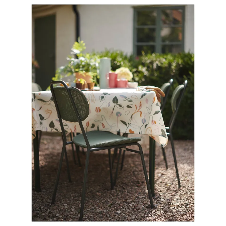 ENSHOLM Chair, green outdoor